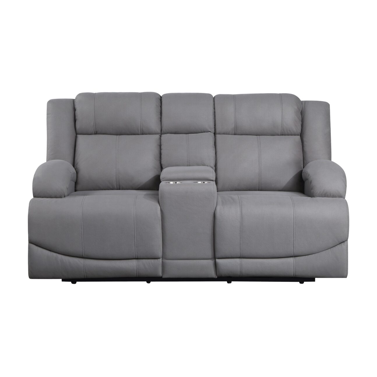 Contemporary Grey Power Reclining Living Room - Image 6