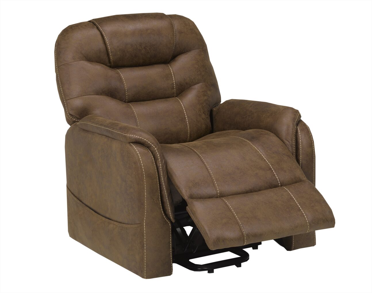 Transitional Brown Power Lift Chair - Image 3