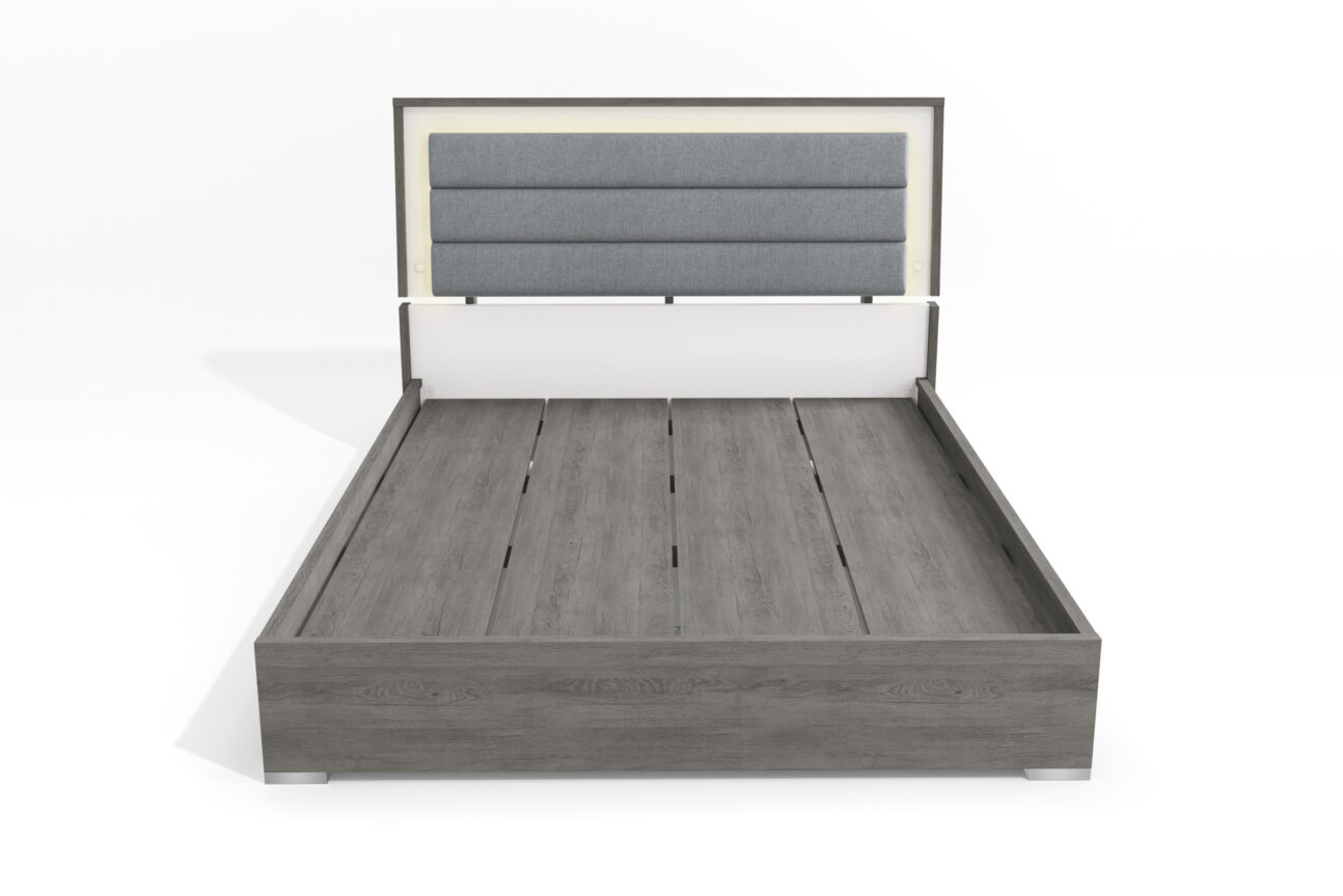Modern Grey and White Bedroom - Image 2