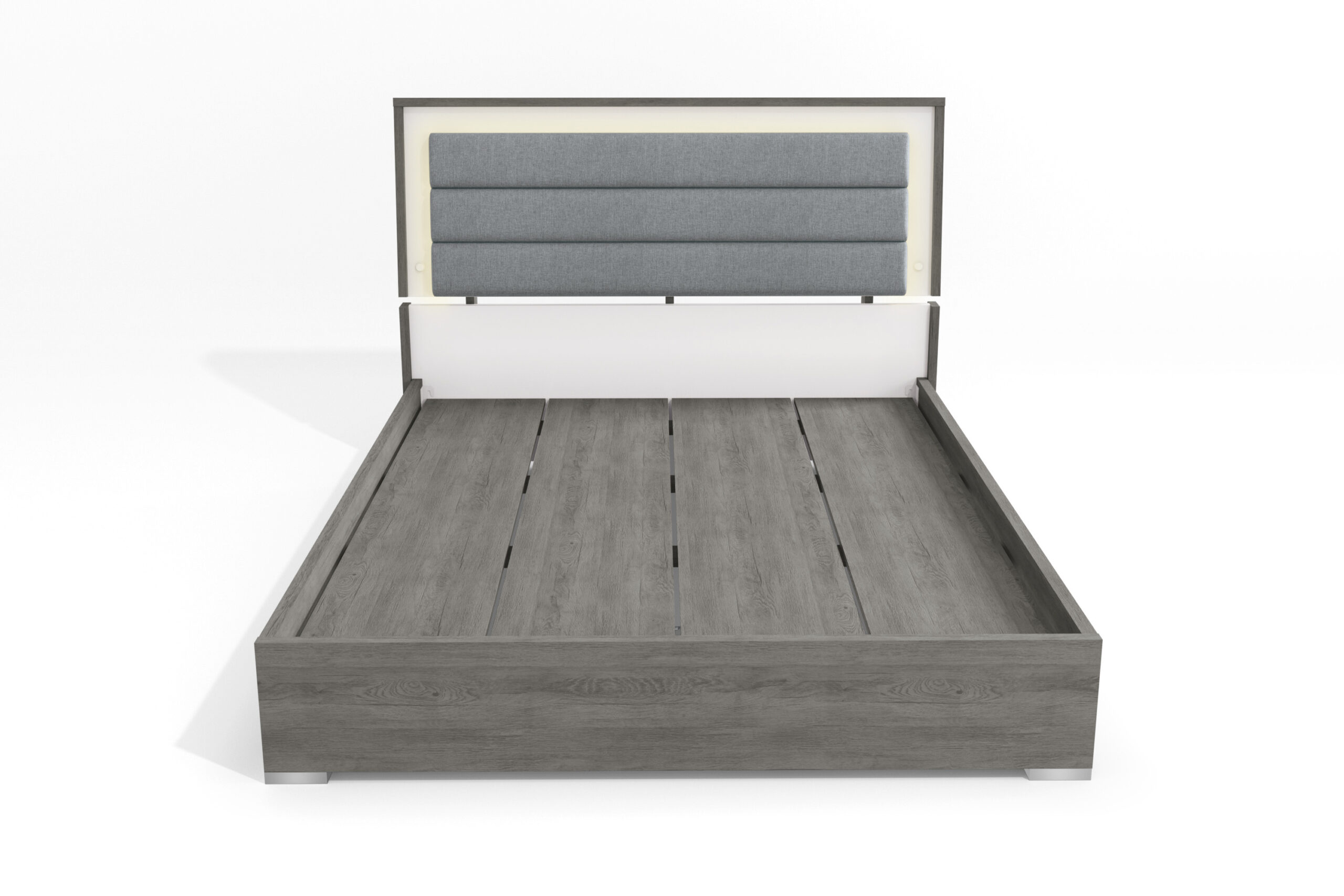 Modern Grey and White Bedroom - Image 2