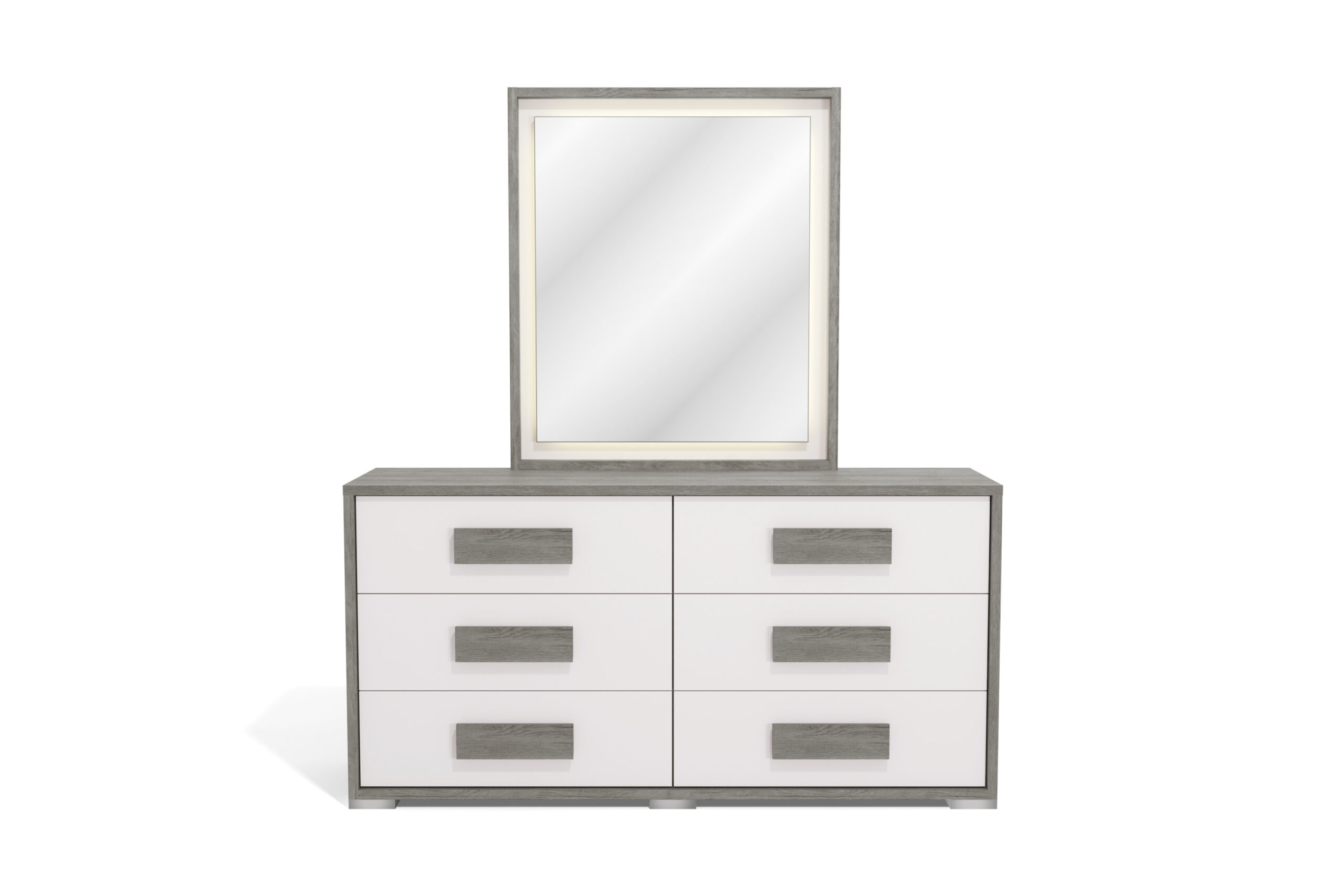 Modern Grey and White Bedroom - Image 3