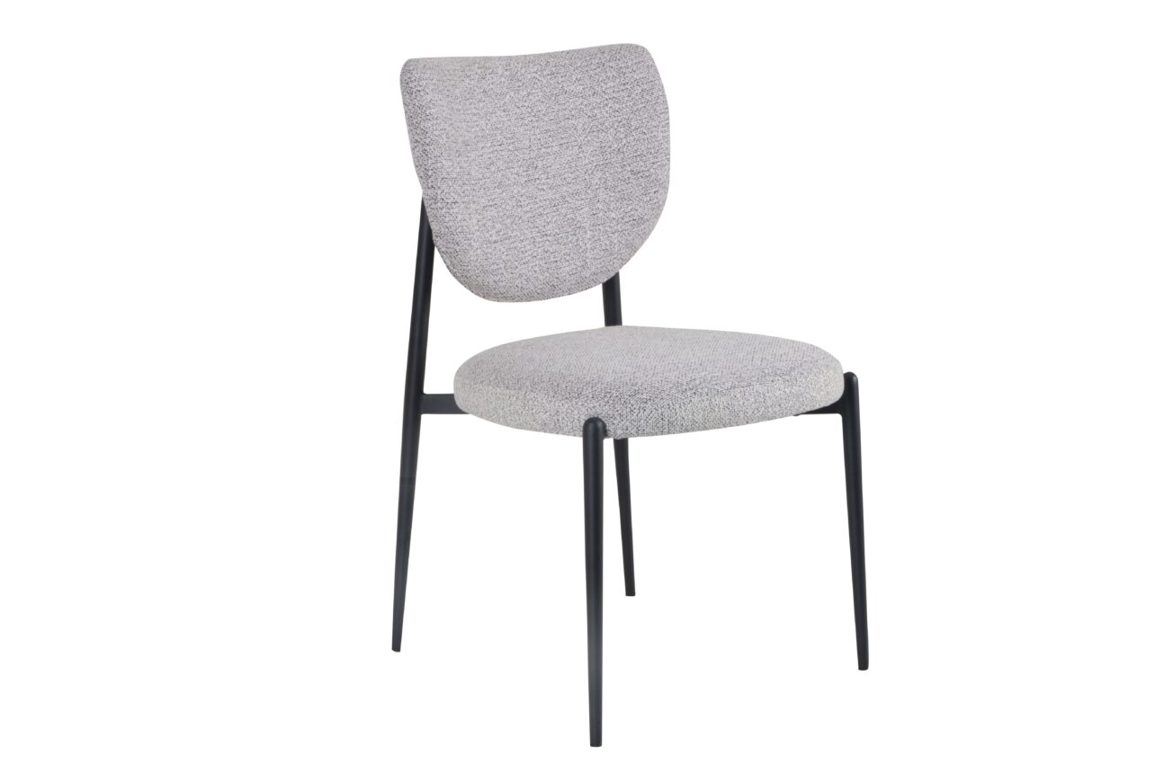 Modern Grey and Black Dining Chair