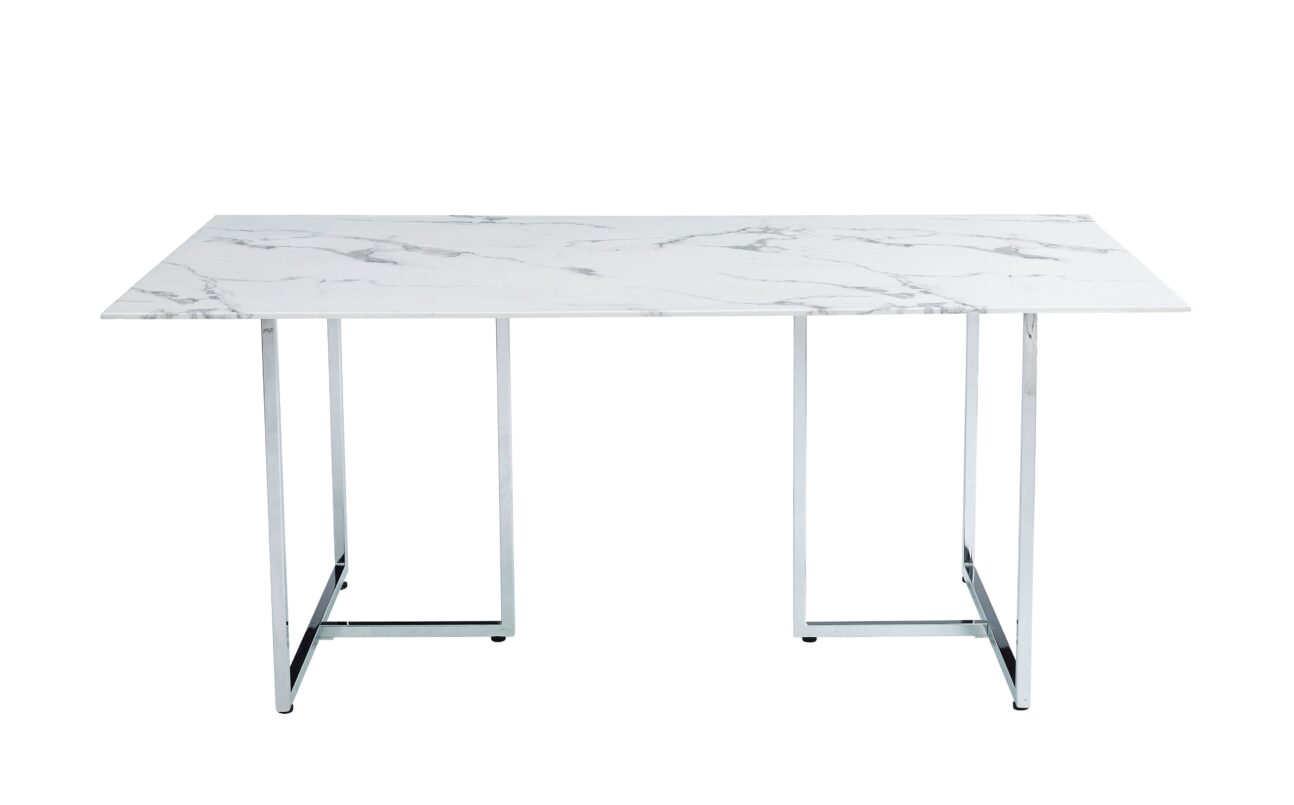 Modern Marble Glass Dining Table