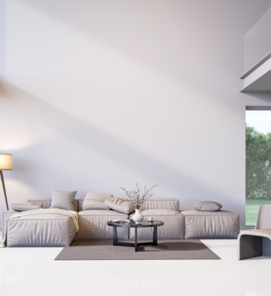 relaxed, living, room