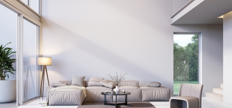 relaxed, living, room
