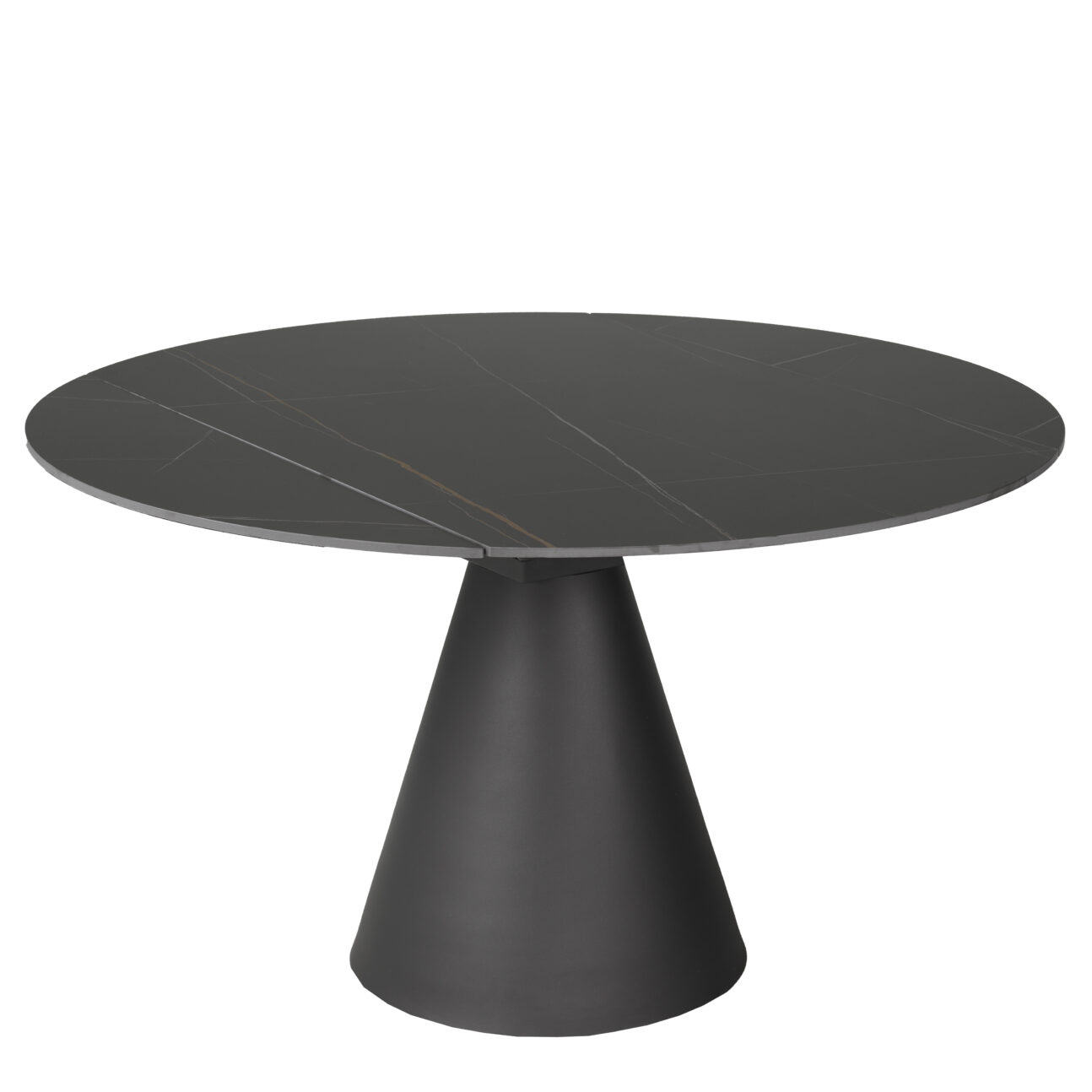 Modern Black Ceramic Round Table