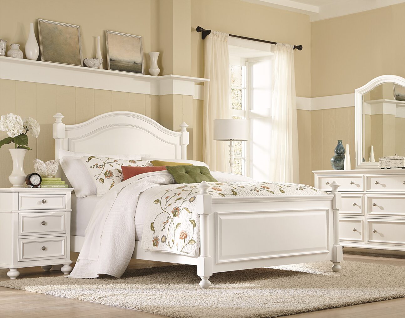 Classic White Youth Bedroom