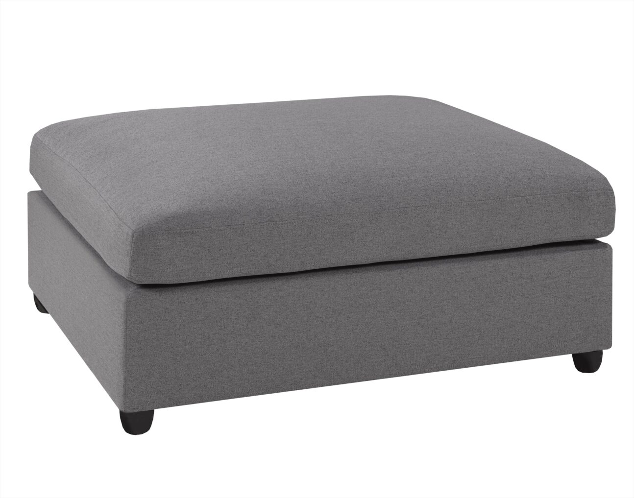 Contemporary Grey Ottoman