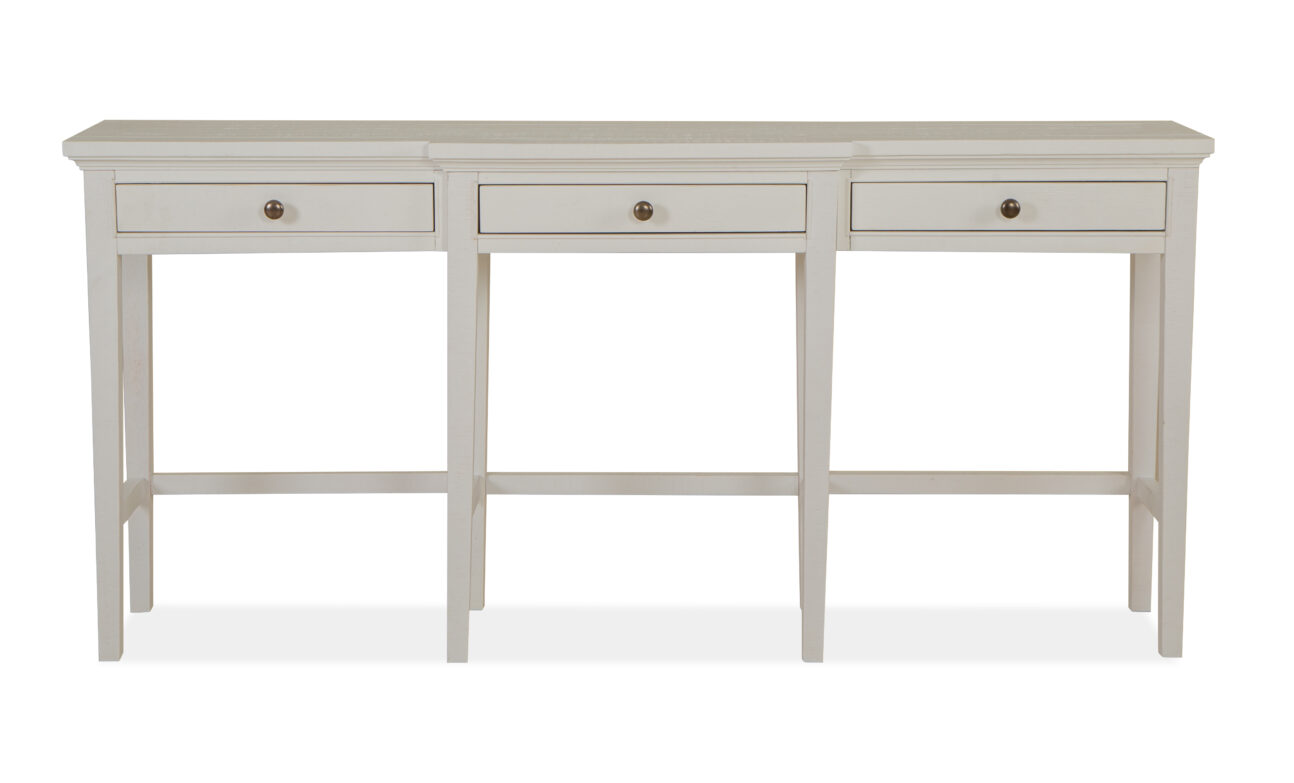 Transitional Chalk White Console Sofa Table - 80% OFF - Reg $699