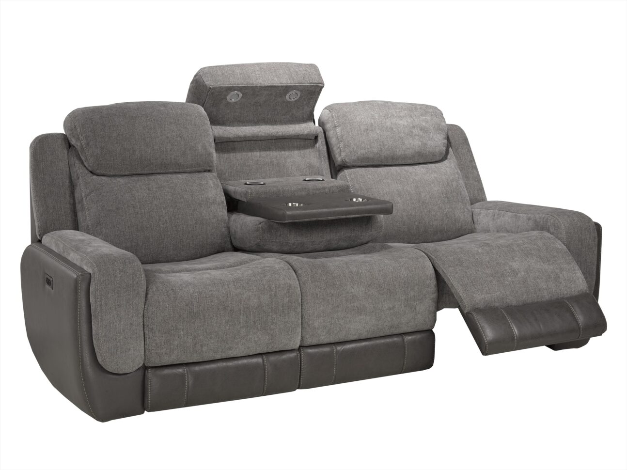 Hudson Dual Power Transformer Living Room - Grey