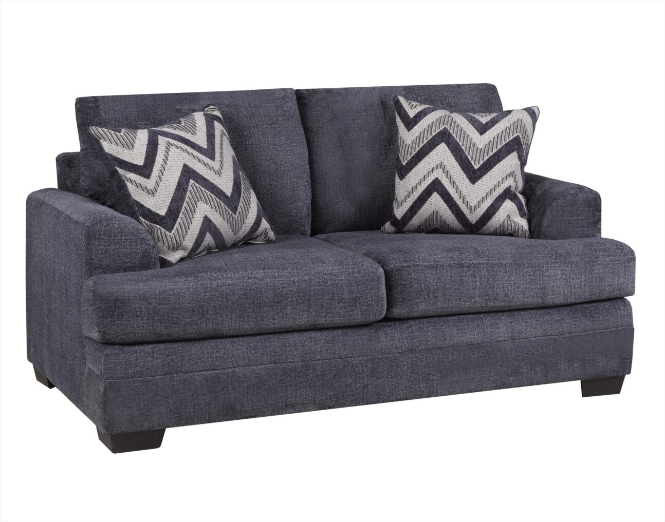 Contemporary Navy Blue Living Room - Image 4