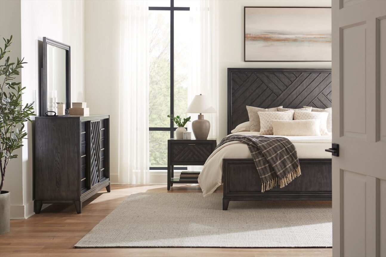 Contemporary Grey Bedroom