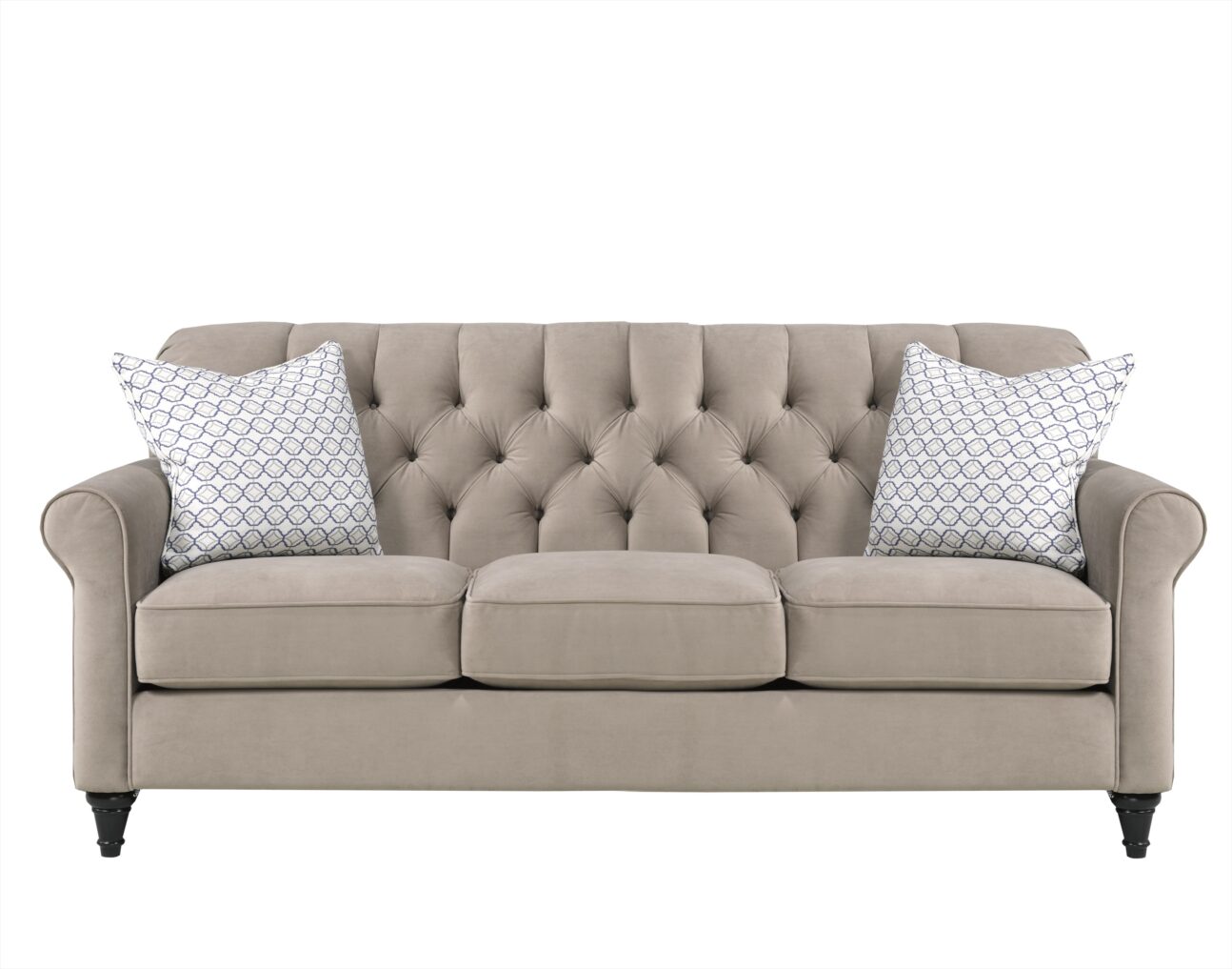 Transitional Brown Living Room