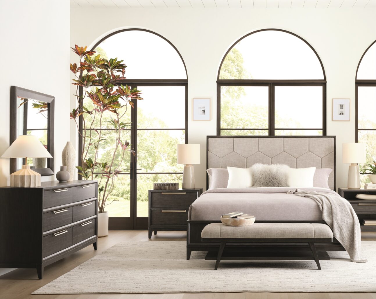 Contemporary Nutmeg Bedroom
