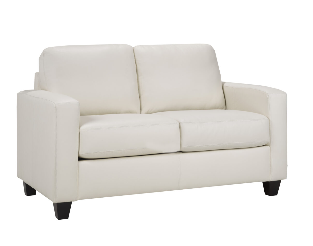 Contemporary Light Snow Leather Match Living Room - Image 4