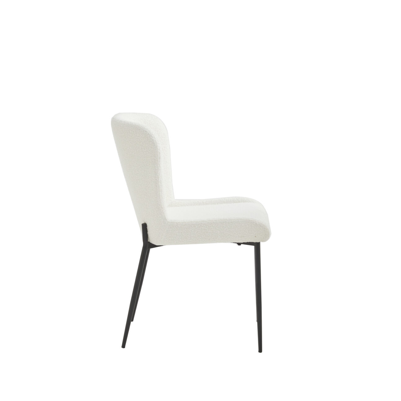 Modern White Stone and Metal Dining Room - Image 6