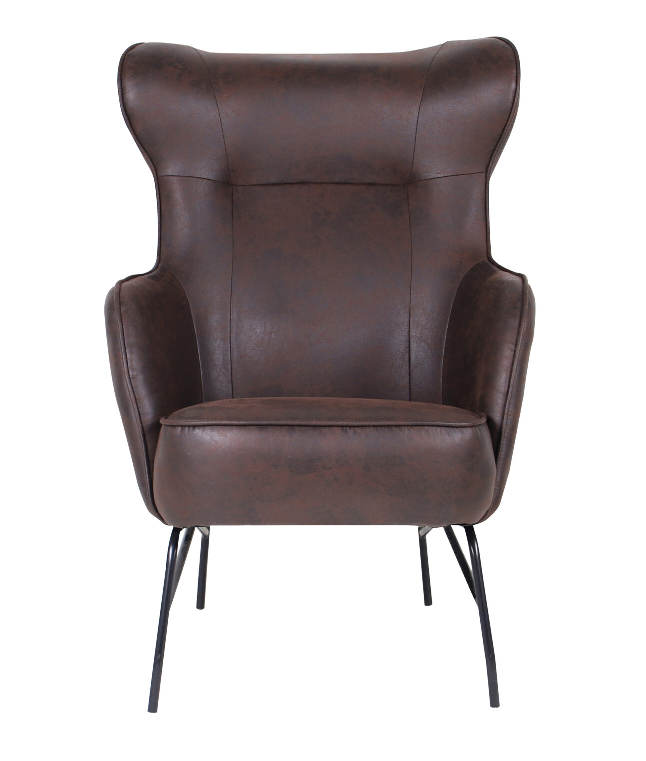 Contemporary Brown Accent Chair - Image 2