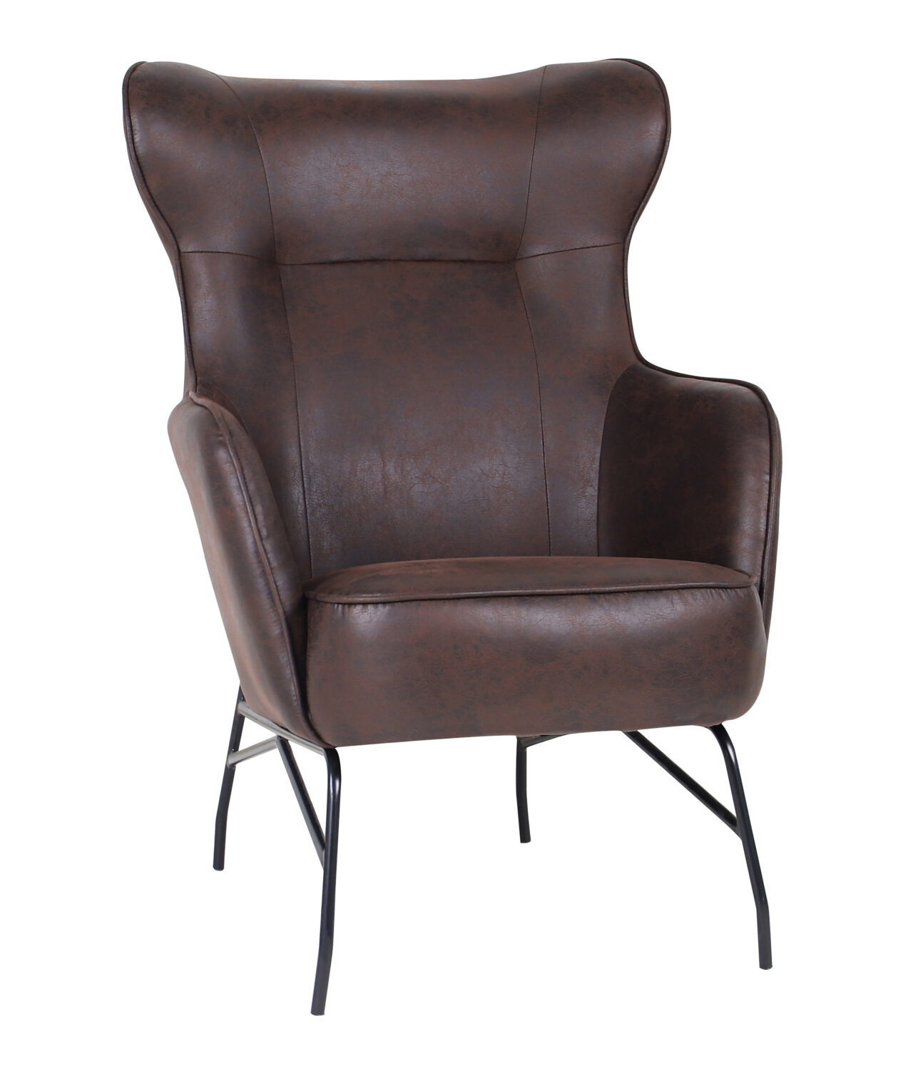 Contemporary Brown Accent Chair