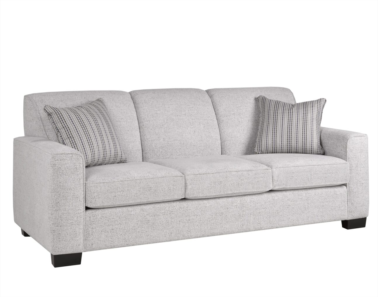 Contemporary Grey Chenille Living Room - Image 2