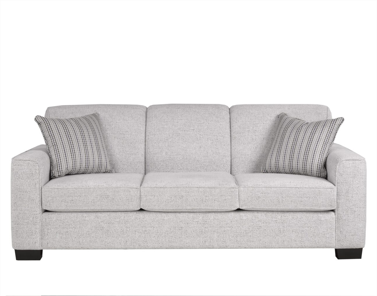 Contemporary Grey Chenille Living Room
