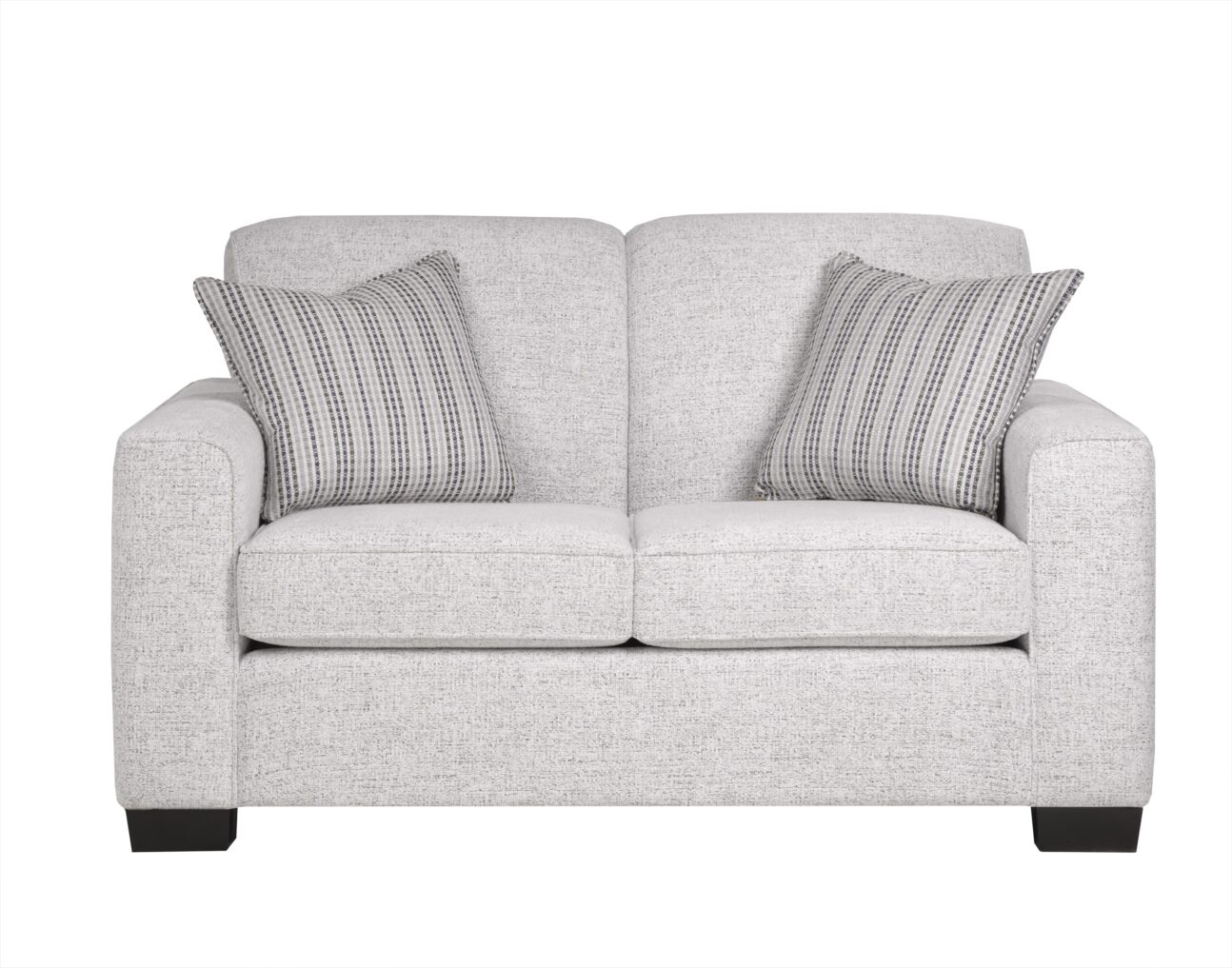 Contemporary Grey Chenille Living Room - Image 3