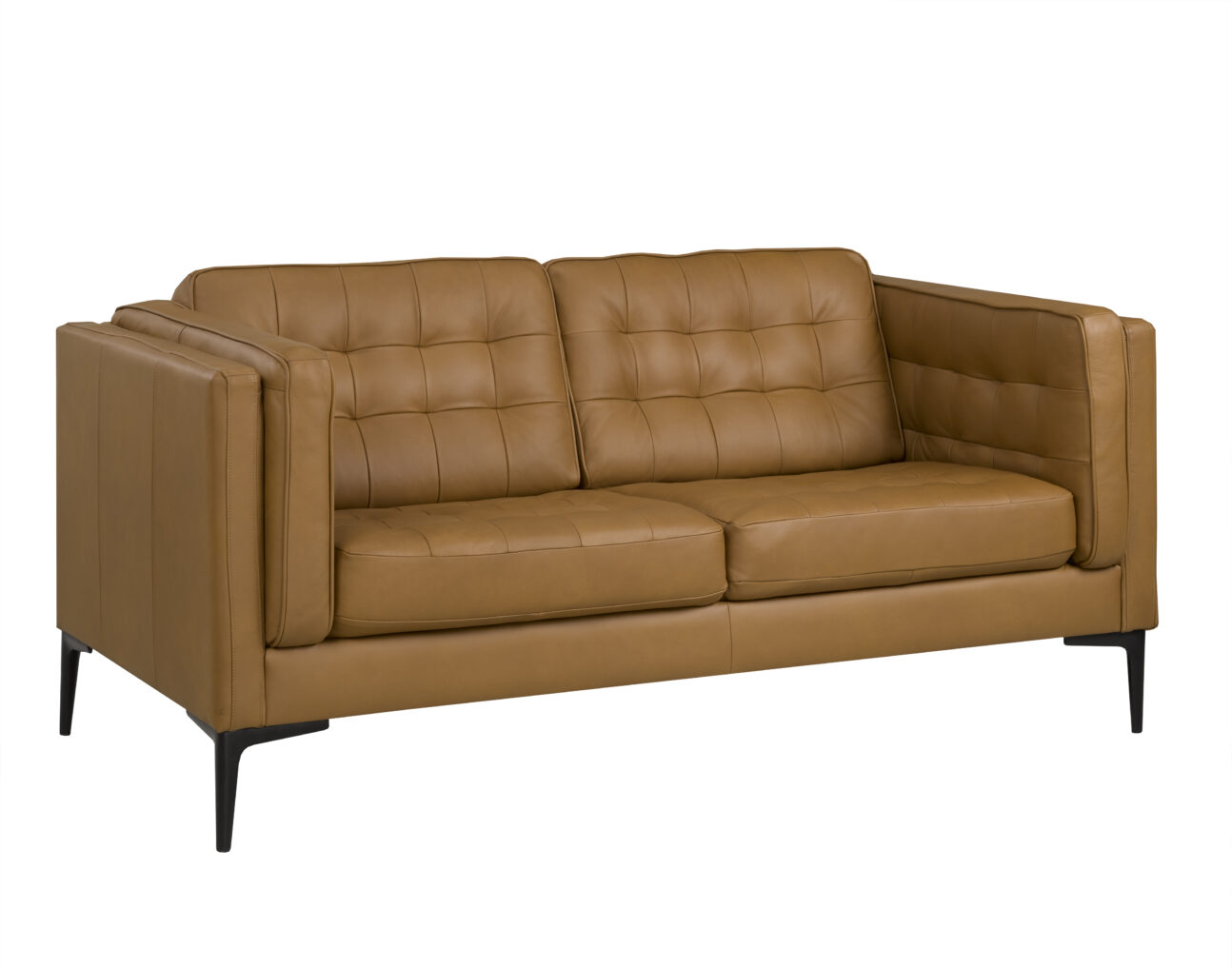 Ashton 100% Leather Living Room - Cognac - Image 4