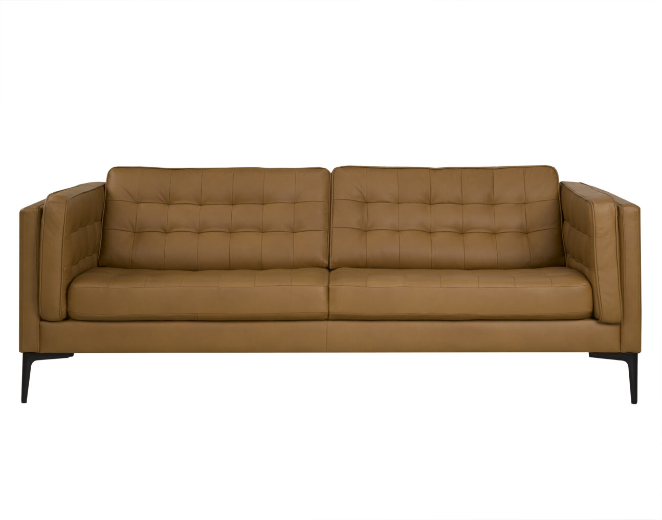 Ashton 100% Leather Living Room - Cognac