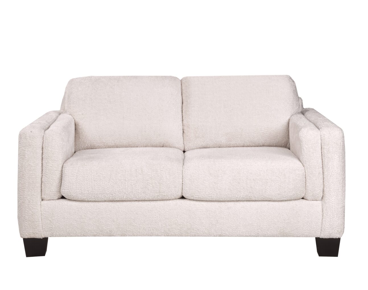Contemporary Cream Boucle Living Room - Image 3