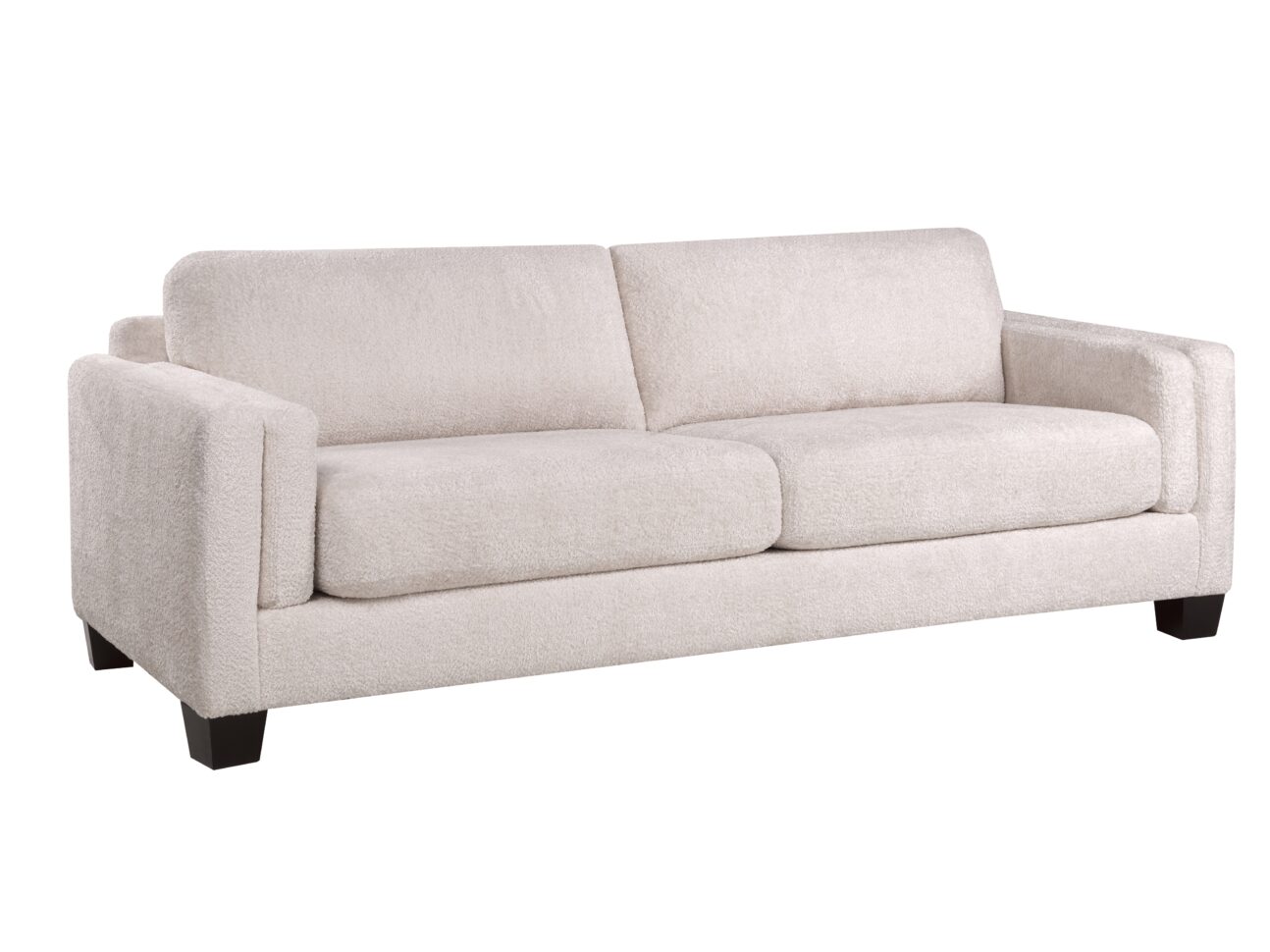 Contemporary Cream Boucle Living Room - Image 2