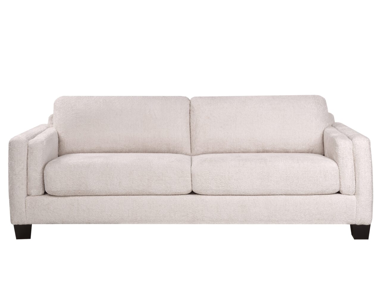 Contemporary Cream Boucle Living Room