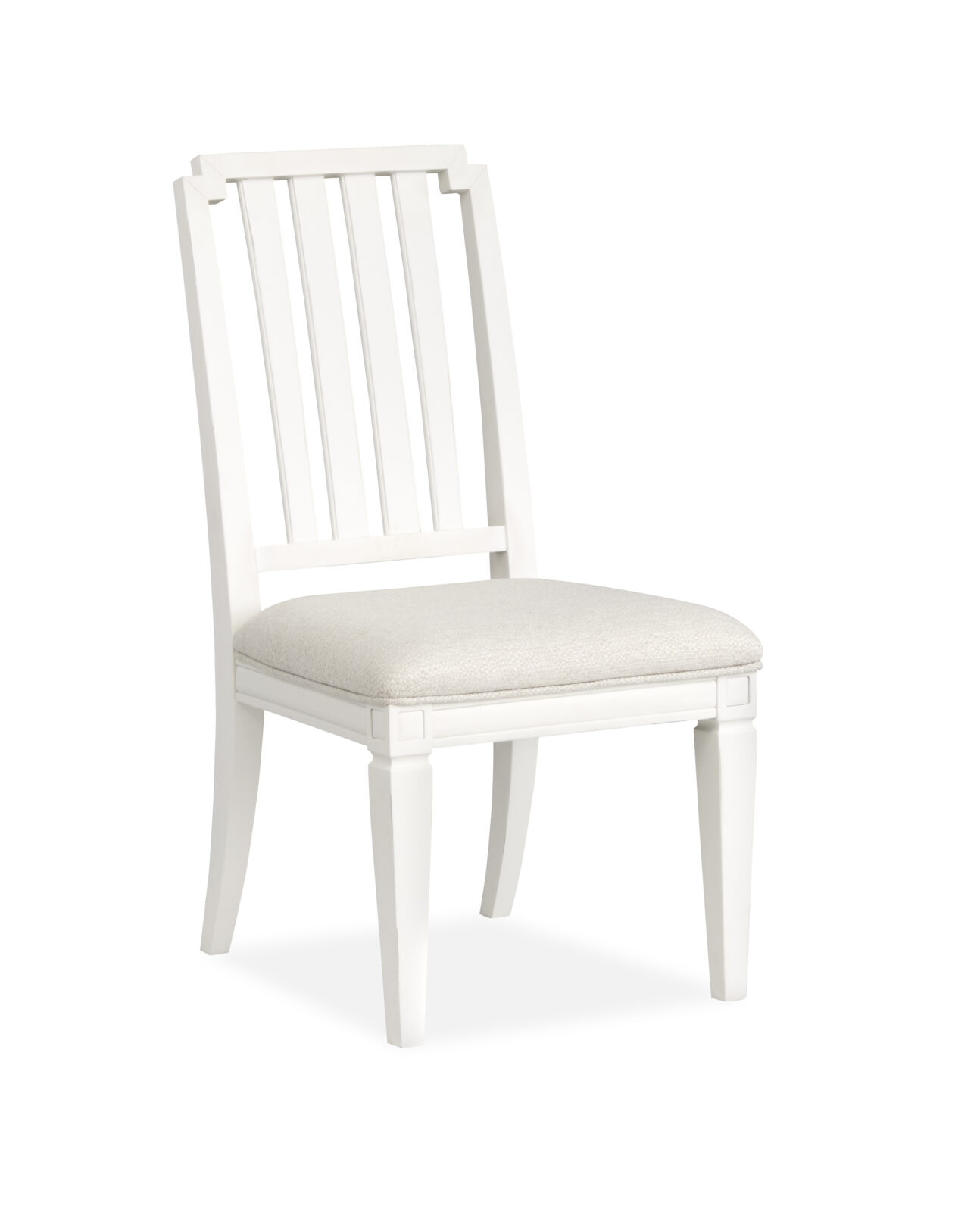Transitional Egg Shell White Dining Room - Image 3