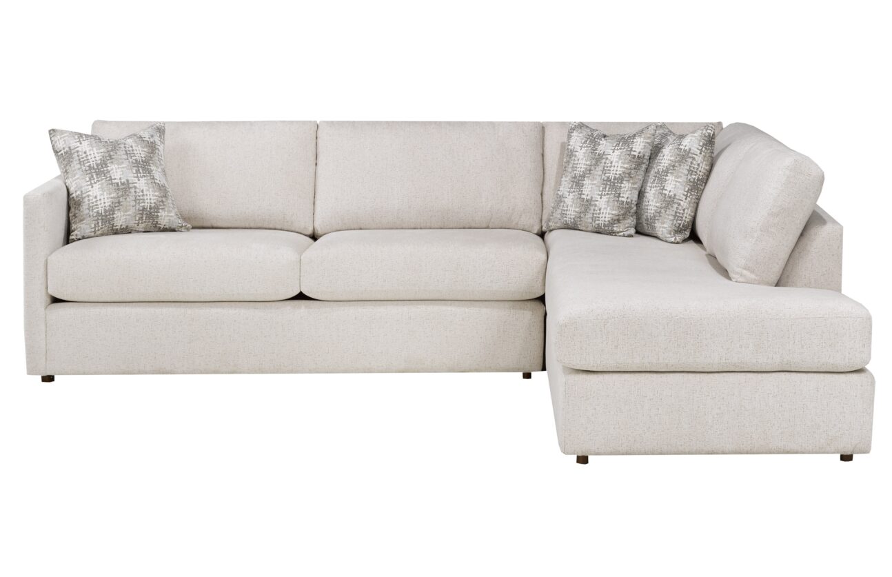 Contemporary Ivory Sectional - Image 2