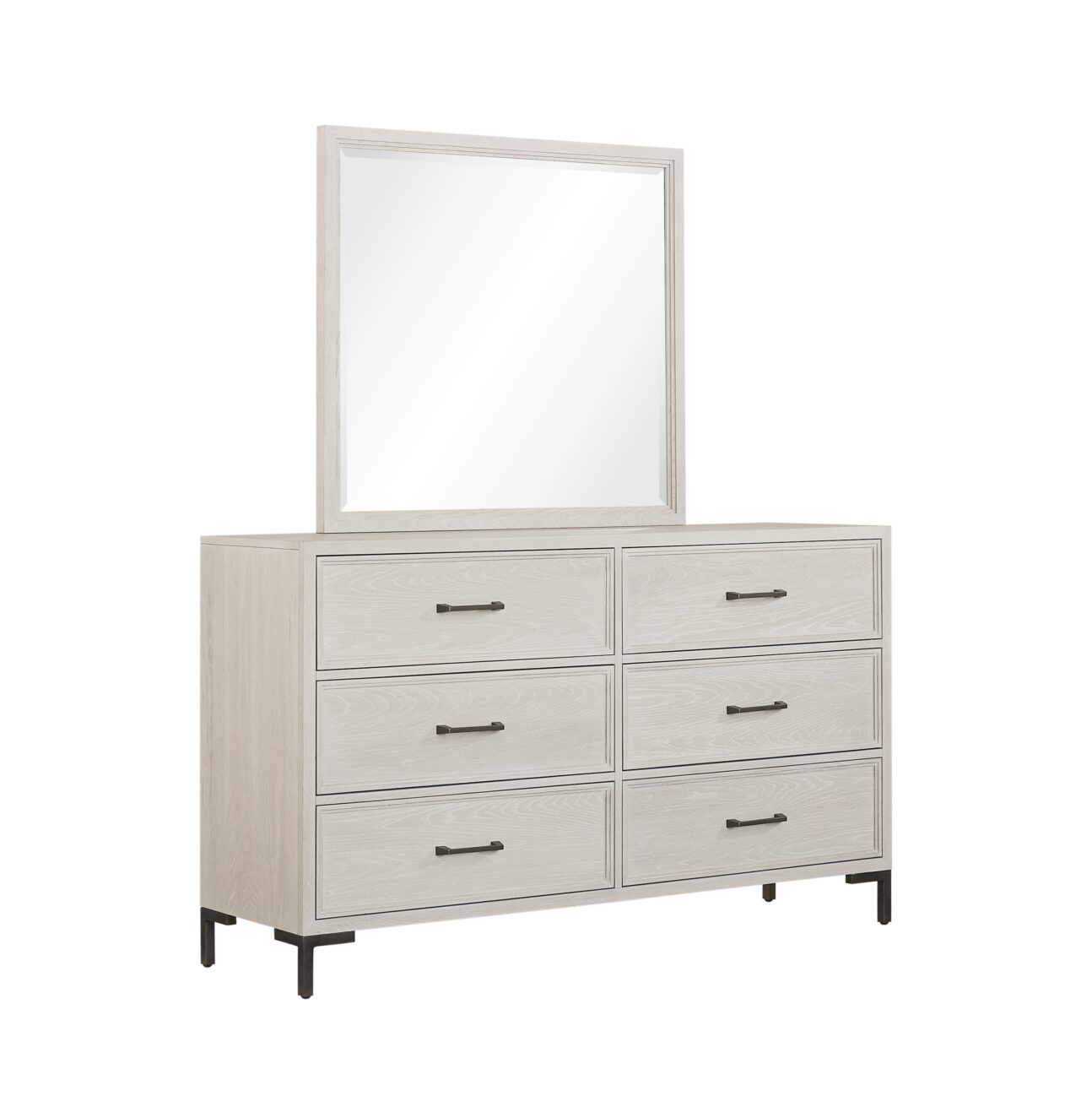 Contemporary Washed Oak Bedroom - Image 4
