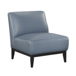 Soho Leather Accent Chair - Blue