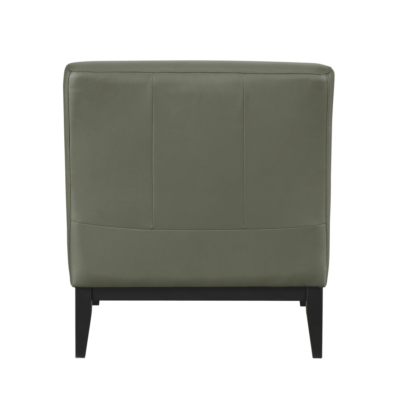 Soho Leather Accent Chair - Green - Image 5