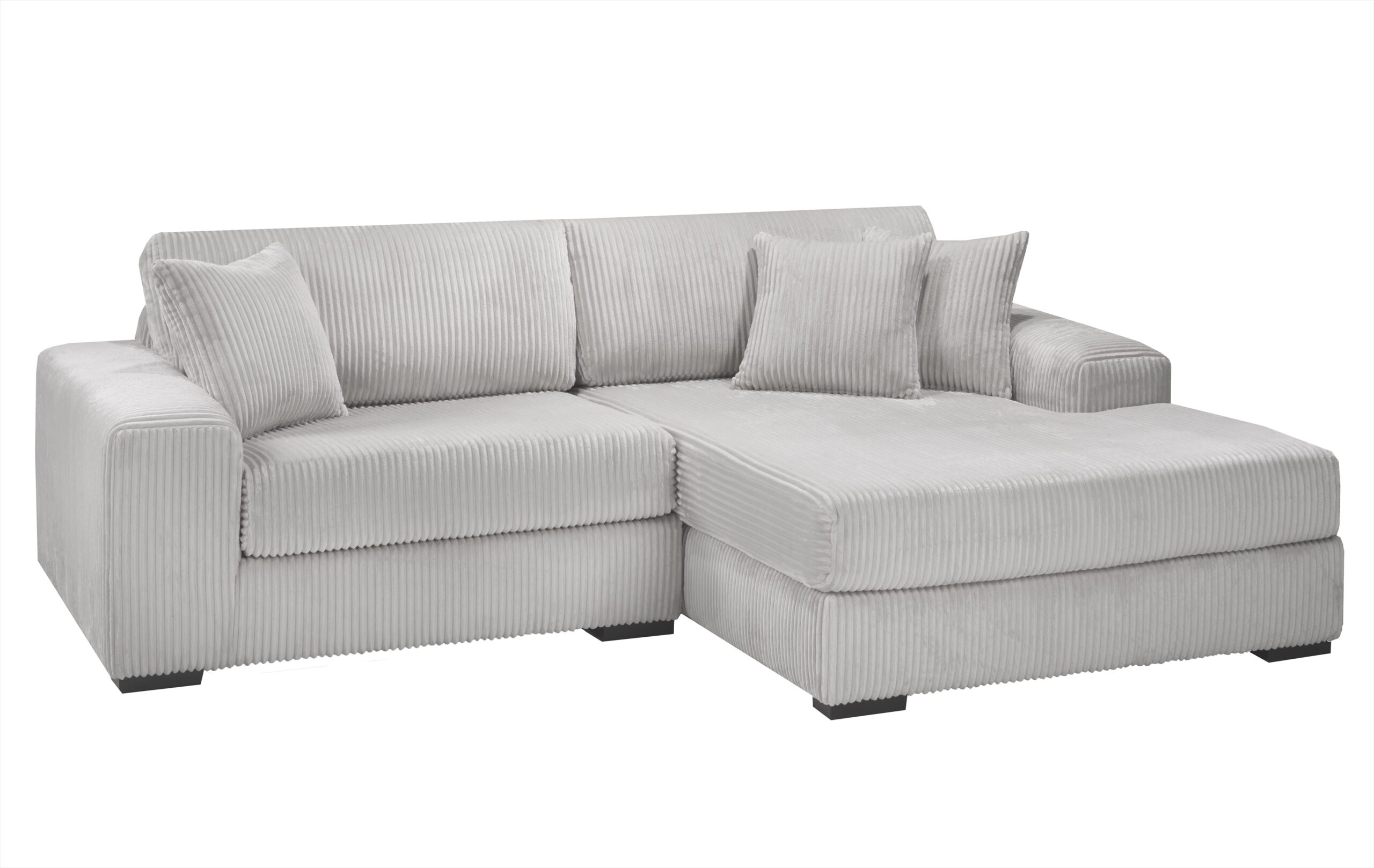 Bowie Sectional - Silver