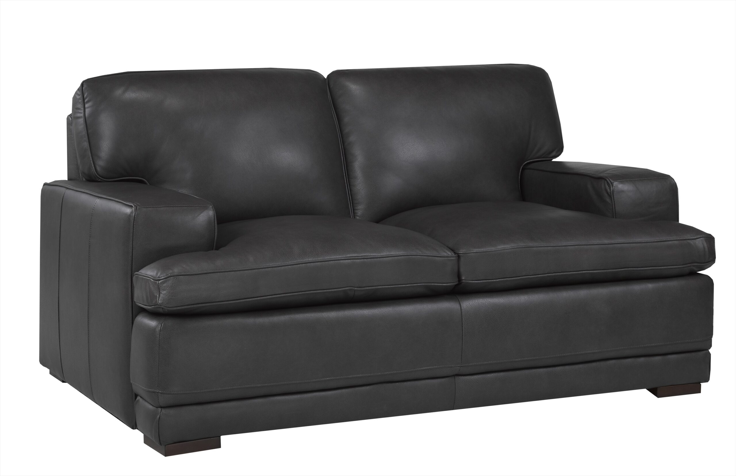 Easton 100% Leather Living Room - Gunmetal - Image 4