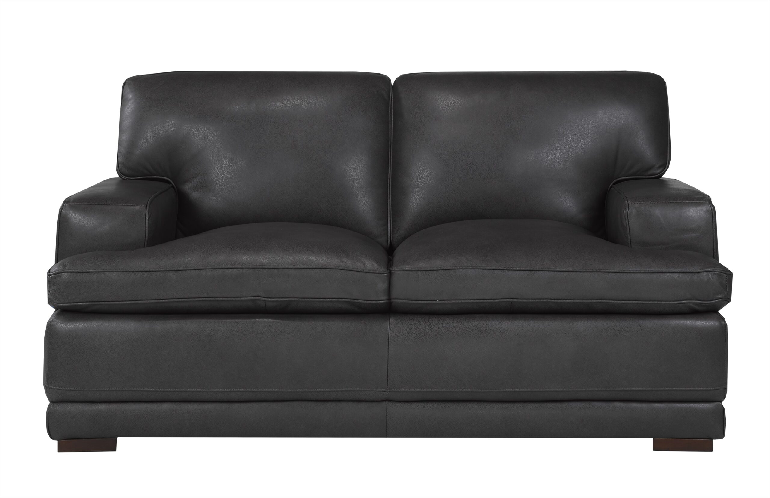 Easton 100% Leather Living Room - Gunmetal - Image 3