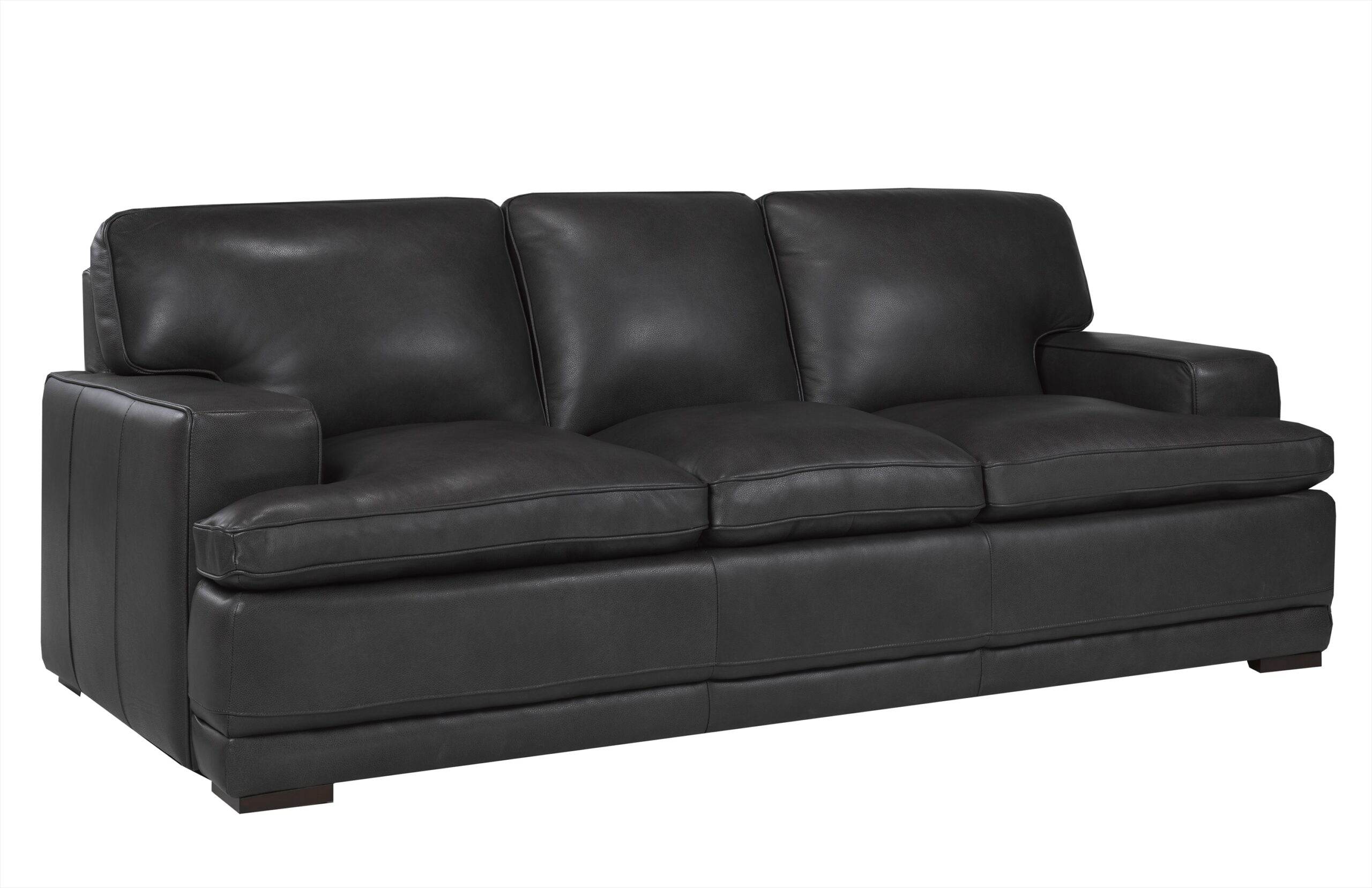 Easton 100% Leather Living Room - Gunmetal - Image 2