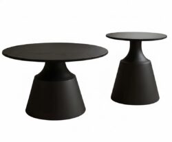 Sasha 2 PC Living Room Table Set - Black