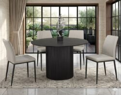 Raven Dining Room - Black & Taupe