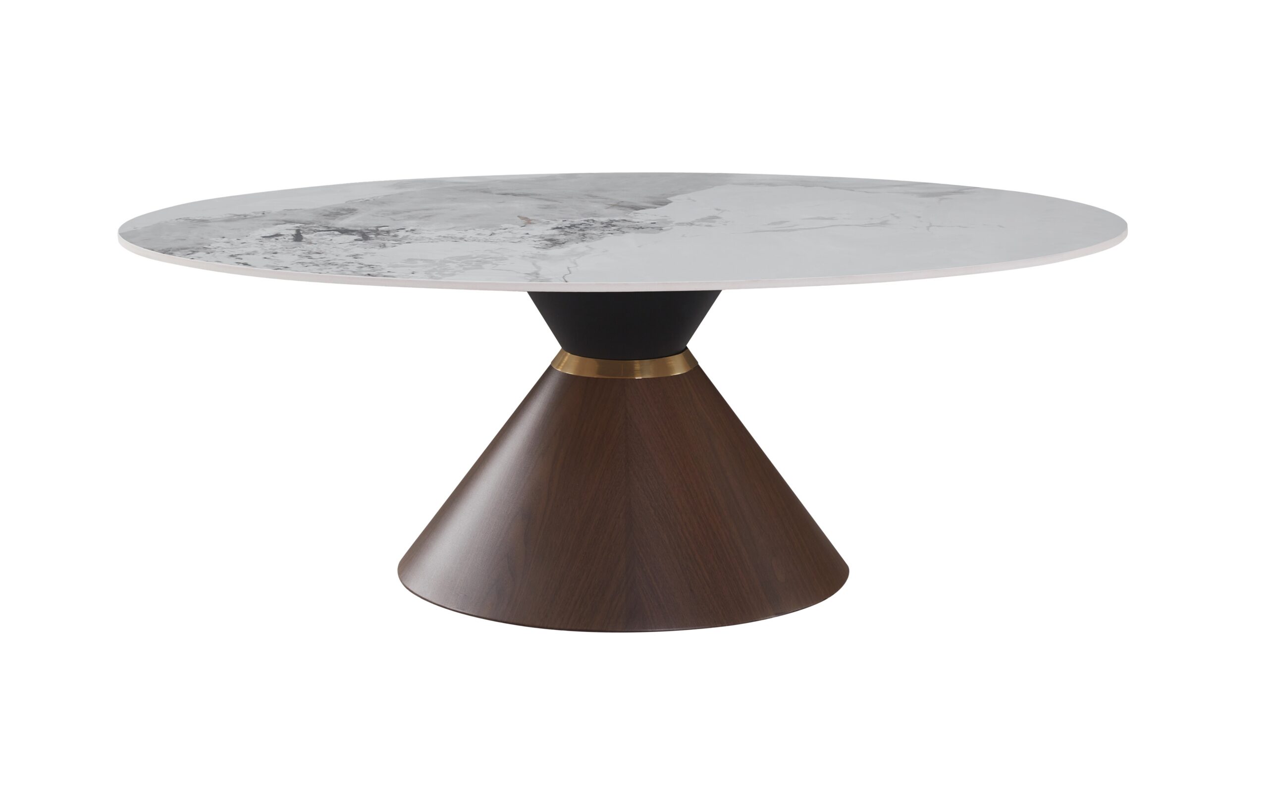 Jupiter Living Room Tables - Sintered Stone & Brown