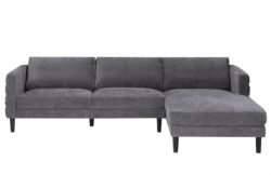 Dalia Sofa Chaise - Charcoal