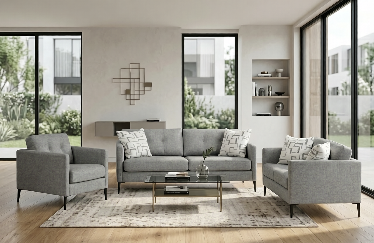 Conrad Living Room - Grey - Image 6
