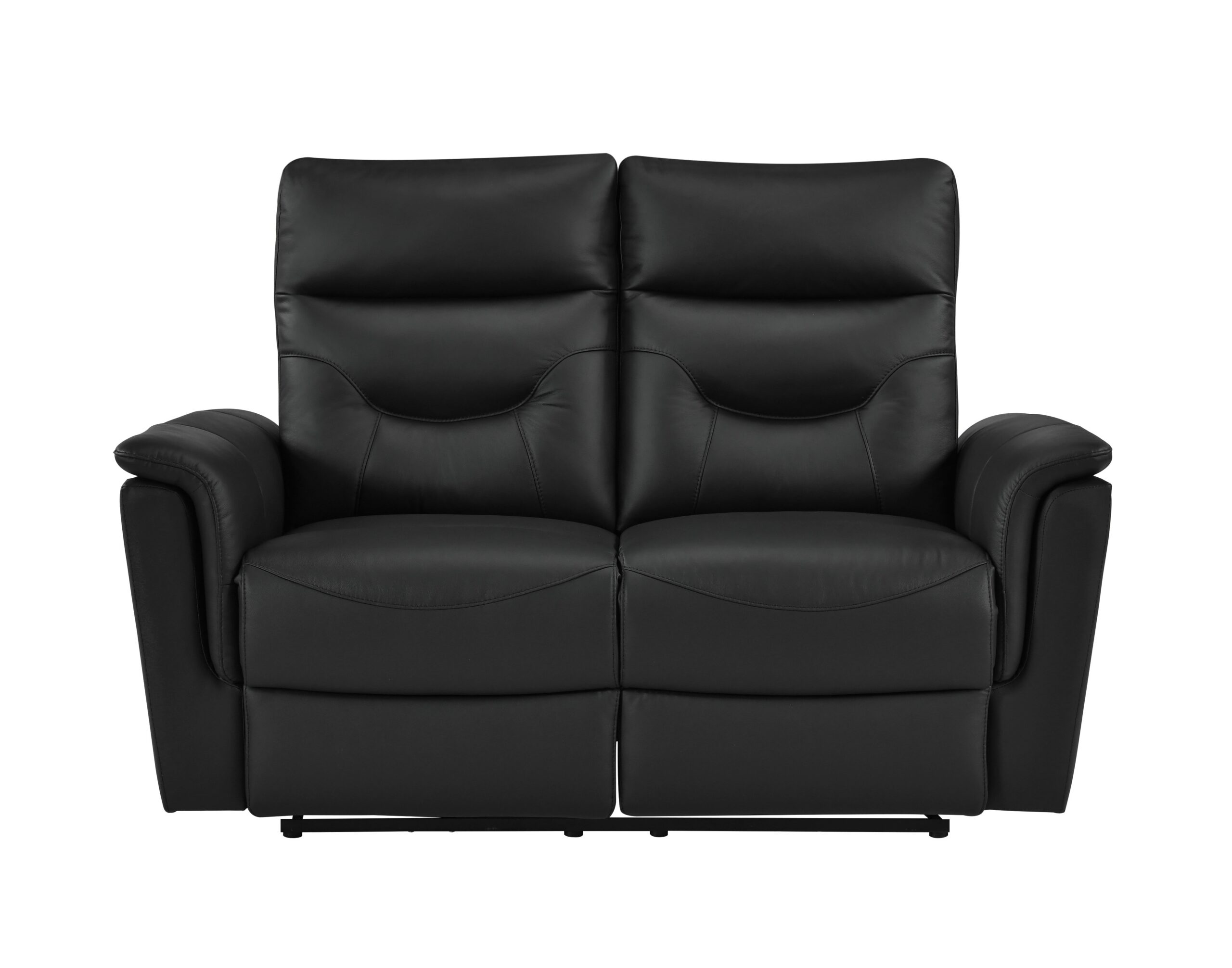 Grady Power Leather Reclining Living Room - Black - Image 4
