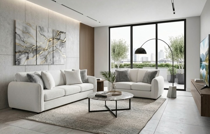 Clark Living Room - Silver - Image 5