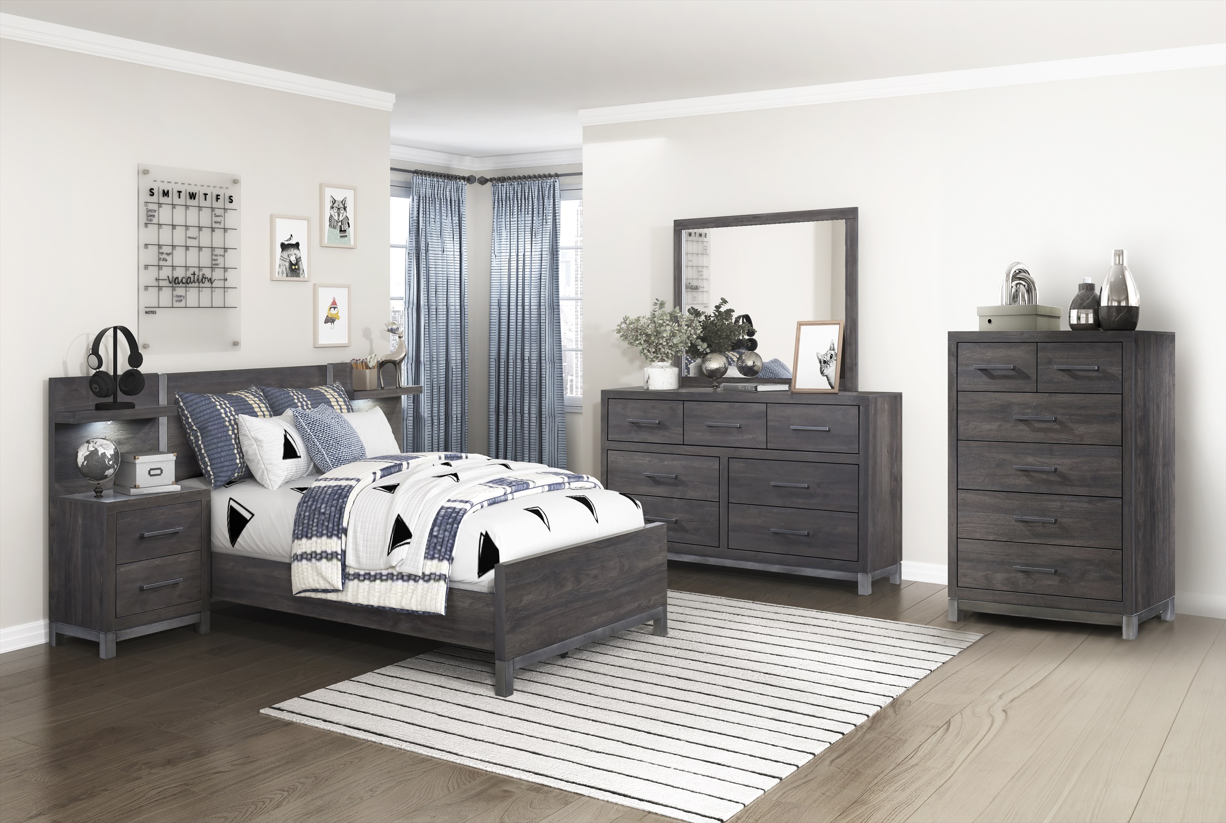 Scott Bedroom - Grey - Image 9