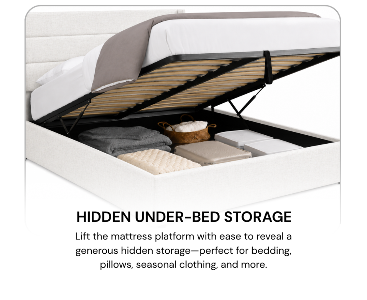 Dawn Storage Bed - Grey - Image 3
