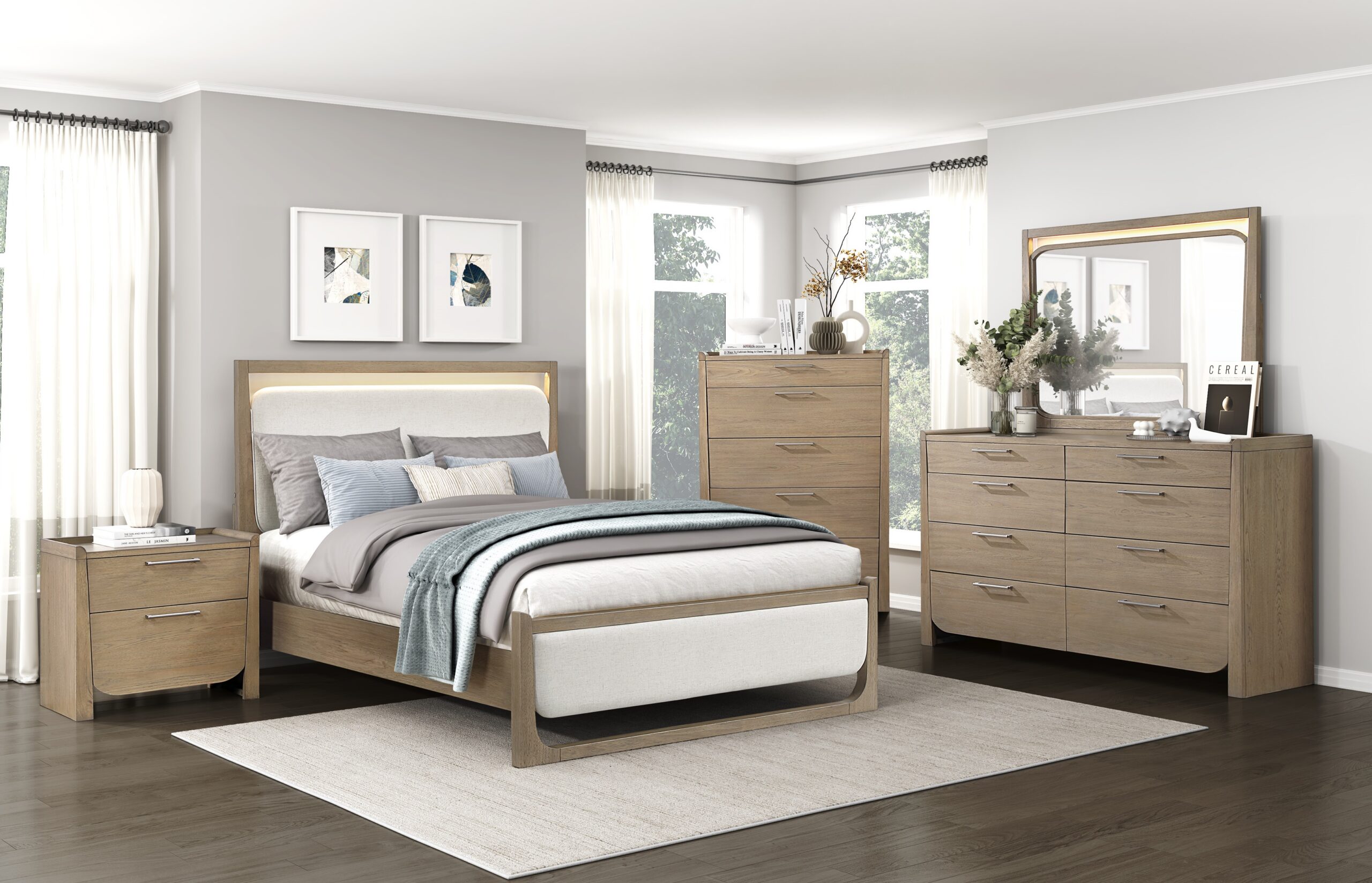 Diane Bedroom - Hickory